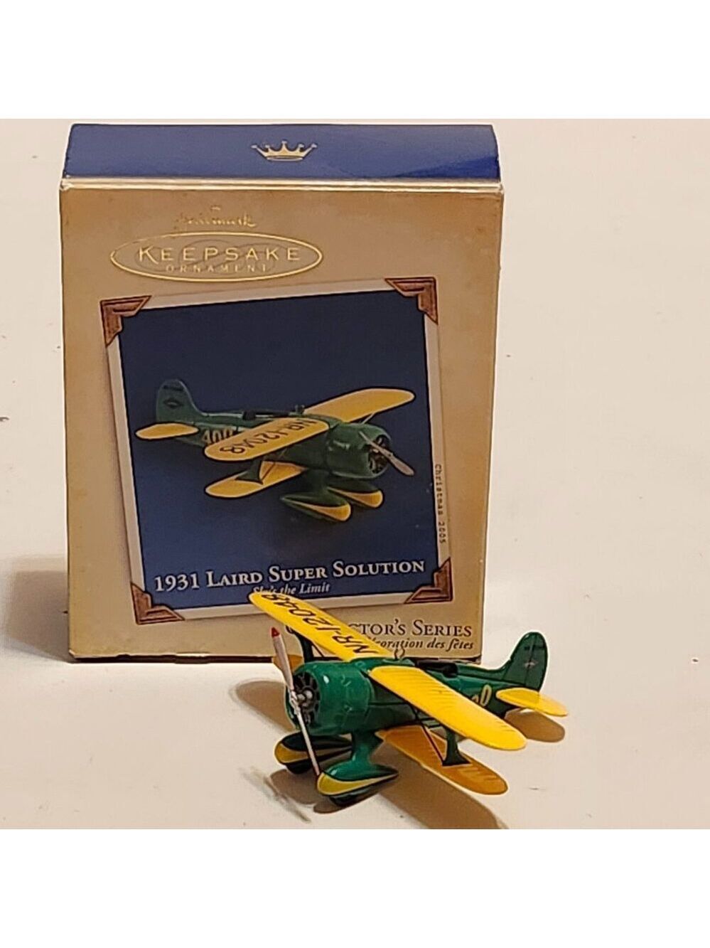2005 HALLMARK Keepsake 1931 LAIRD SUPER SOLUTION SKY'S THE LIMIT Airplane #9 NEW